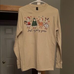 Jolly Goose Adult Long Sleeve Shirt - Cream